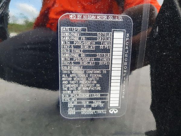 2021 INFINITI QX50