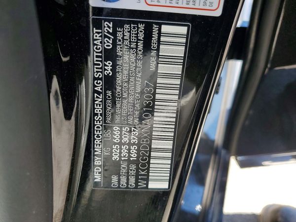 2022 MERCEDES-BENZ EQS SEDAN