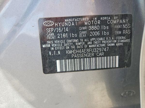 2015 HYUNDAI ELANTRA