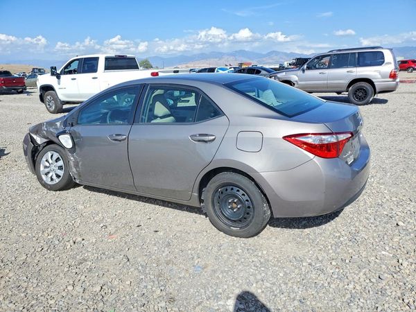 2016 TOYOTA COROLLA L/LE