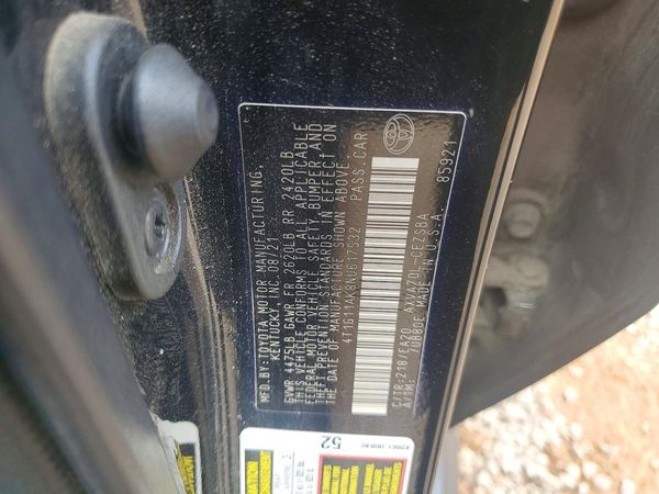 2022 TOYOTA CAMRY