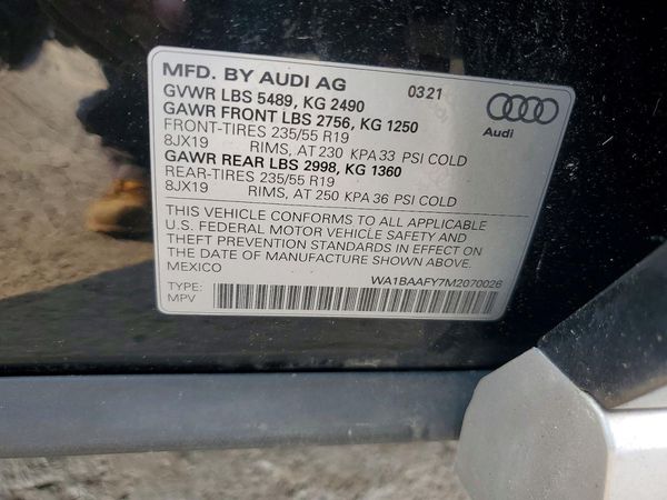 2021 AUDI Q5