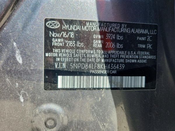 2019 HYUNDAI ELANTRA
