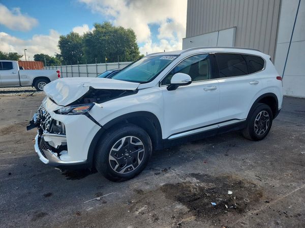 2023 HYUNDAI SANTA FE Blue — Front 3/4