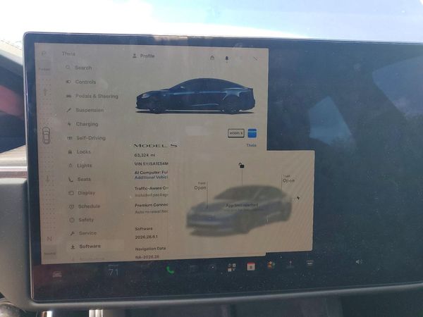 2021 TESLA MODEL S — ODOM