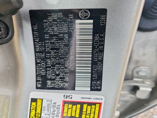 2023 TOYOTA CAMRY