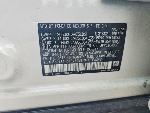 2025 ACURA ALL OTHER ADX A-Spec — VINS