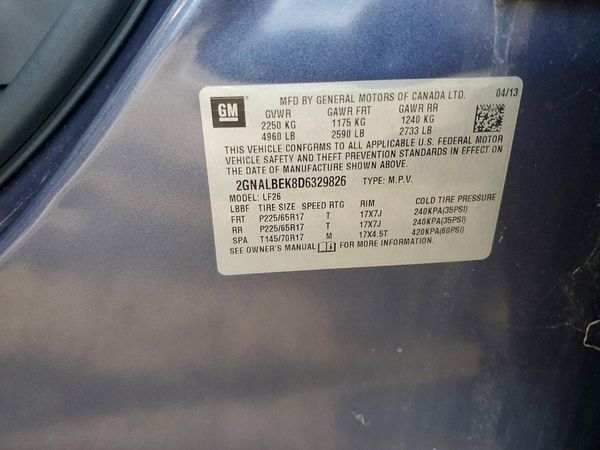 2013 CHEVROLET EQUINOX LS