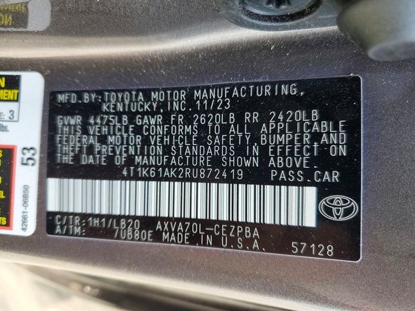 2024 TOYOTA CAMRY XSE