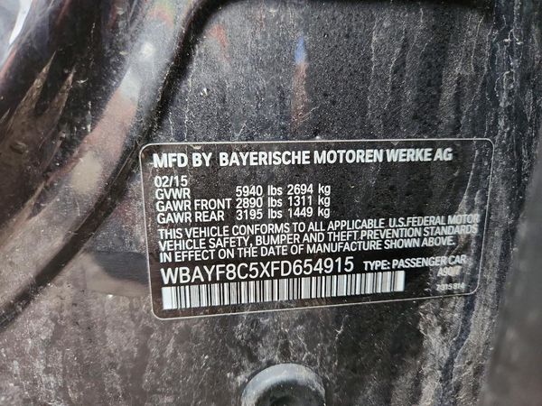 2015 BMW 750