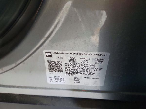 2025 CHEVROLET EQUINOX 1LT