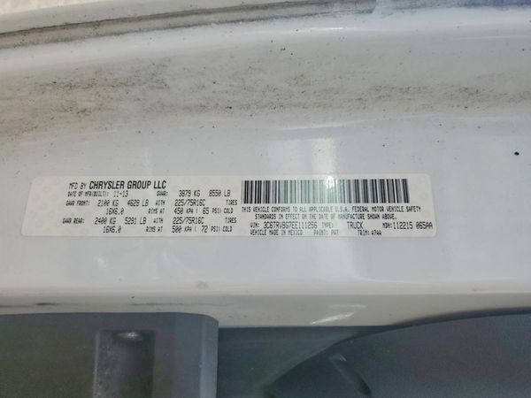 2014 RAM PROMASTER 1500