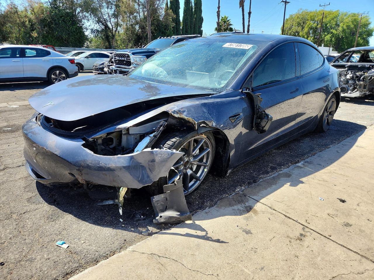 2022 TESLA MODEL 3 — Front 3/4