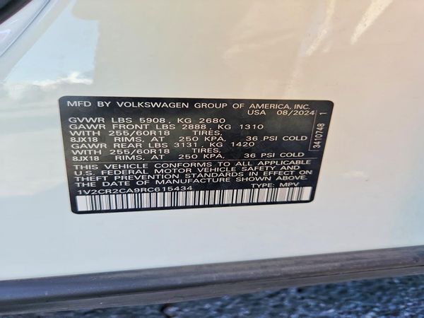 2024 VOLKSWAGEN ATLAS