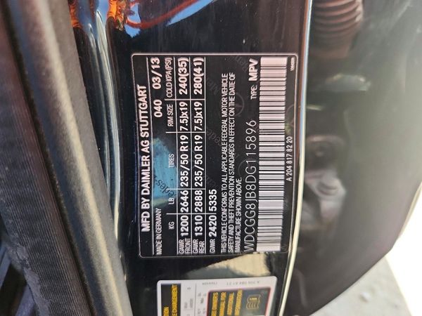 2013 MERCEDES-BENZ GLK GLK350 4-MATIC