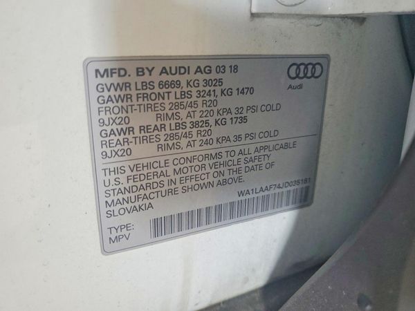 2018 AUDI Q7