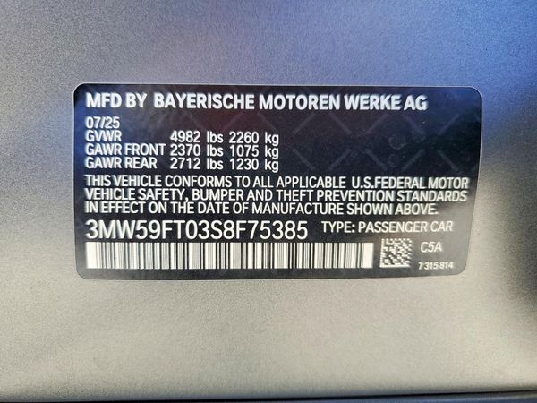2025 BMW M340I