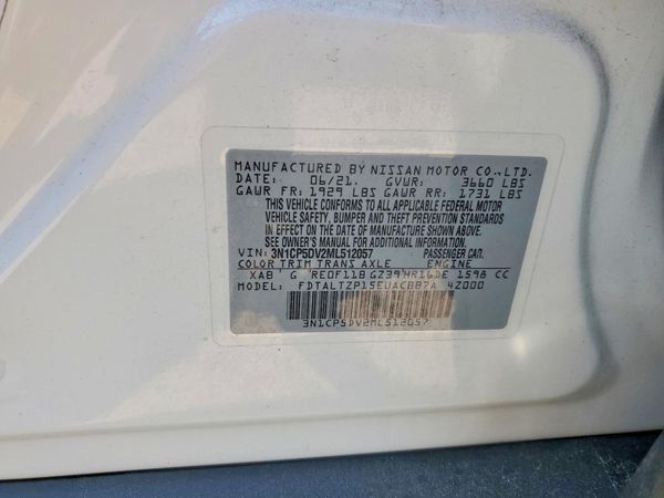 2021 NISSAN KICKS SR