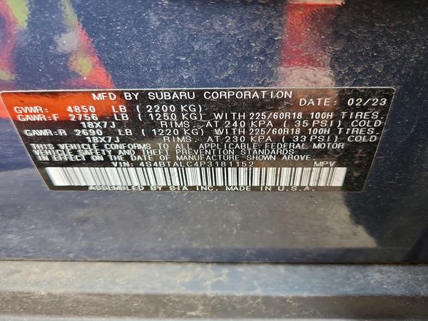 2023 SUBARU OUTBACK
