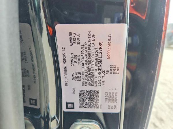 2021 CHEVROLET COLORADO LT
