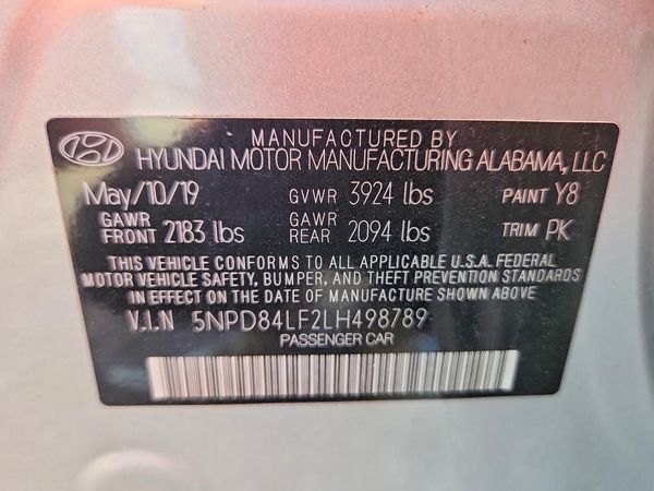 2020 HYUNDAI ELANTRA