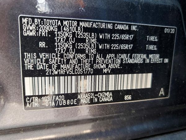 2020 TOYOTA RAV4