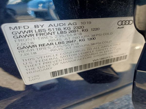 2020 AUDI Q3