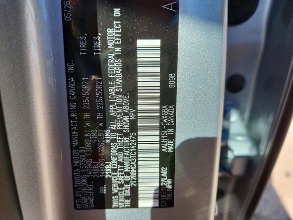 2026 LEXUS RX350H 350H — VINS
