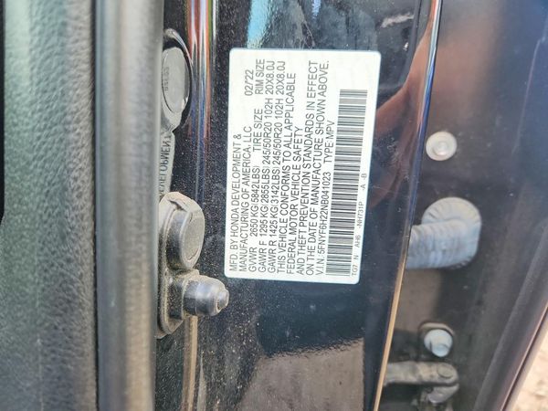 2022 HONDA PILOT
