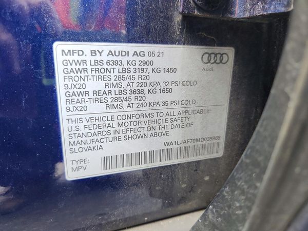 2021 AUDI Q7