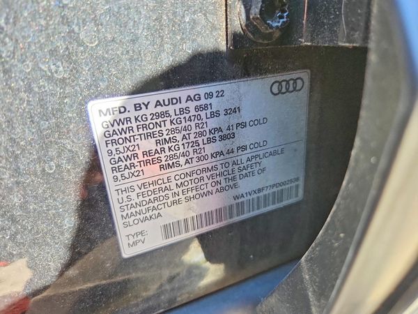 2023 AUDI Q7 quattro Prestige