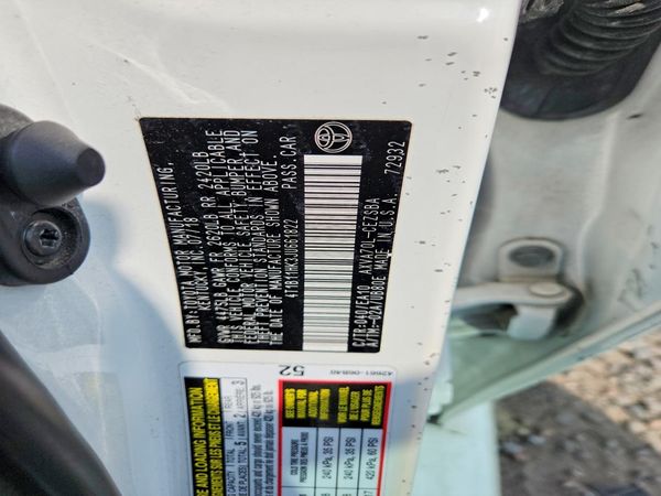 2018 TOYOTA CAMRY L/LE/SE/XLE — VINS
