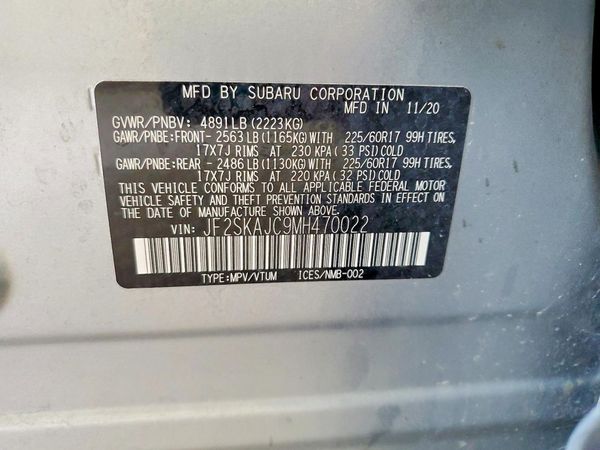 2021 SUBARU FORESTER Premium
