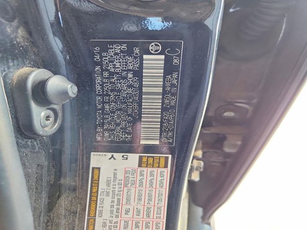 2016 TOYOTA PRIUS One/Two