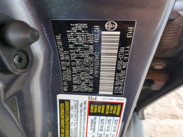 2014 TOYOTA CAMRY
