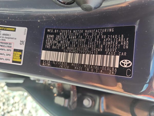 2023 TOYOTA COROLLA