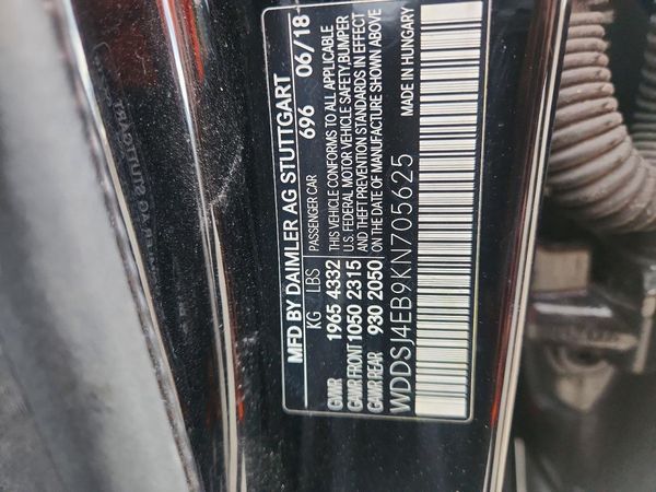 2019 MERCEDES-BENZ CLA