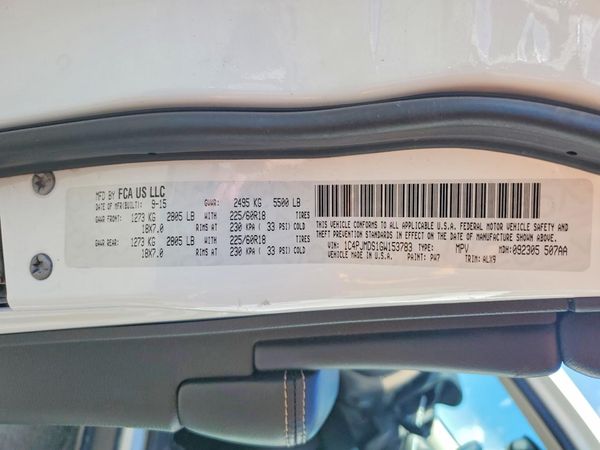 2016 JEEP CHEROKEE Limited