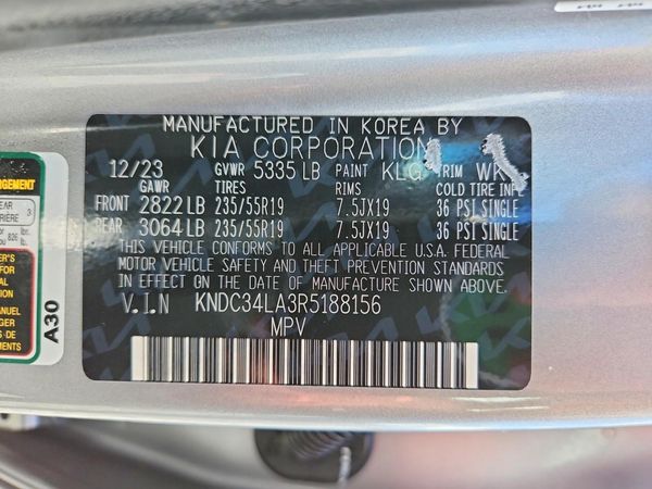2024 KIA EV6 Light, Wind
