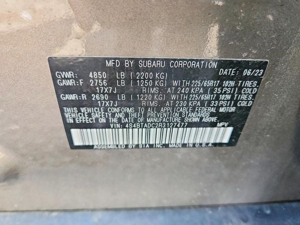 2024 SUBARU OUTBACK