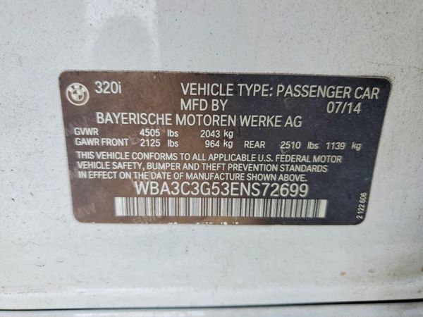 2014 BMW 320