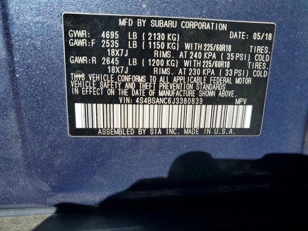 2018 SUBARU OUTBACK Limited+M/R+ES+NAVI