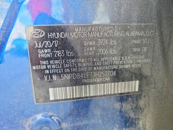 2018 HYUNDAI ELANTRA