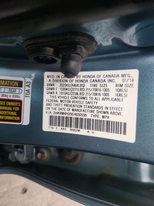2014 HONDA CRV LX