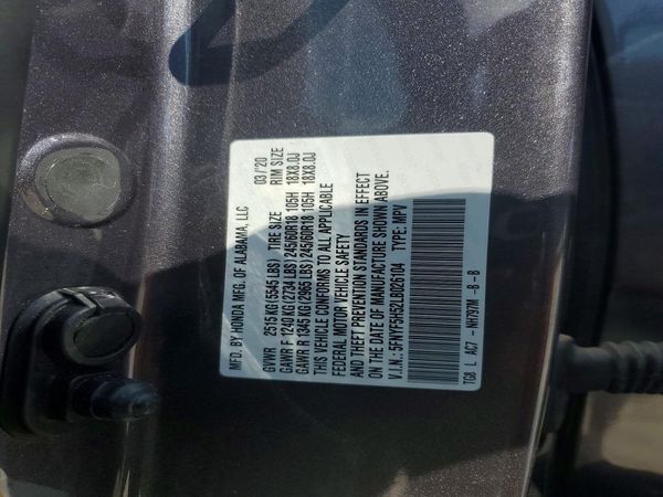 2020 HONDA PILOT