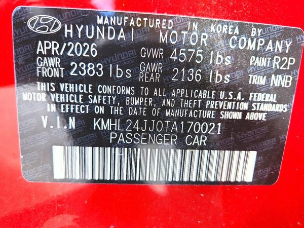 2026 HYUNDAI SONATA Blue