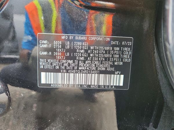 2024 SUBARU OUTBACK Onyx Edition