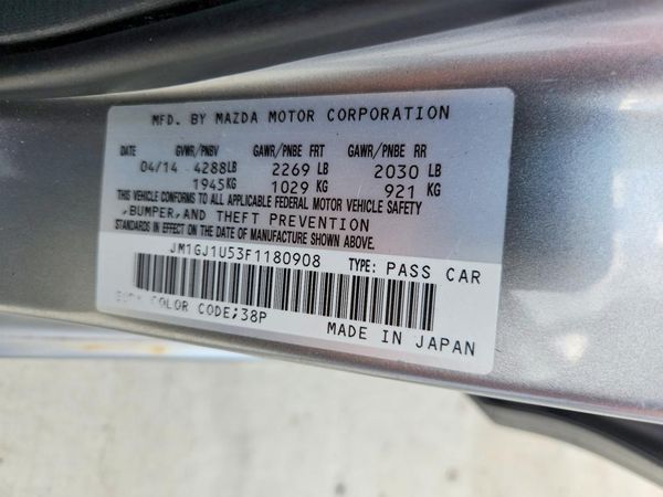 2015 MAZDA 6 Sport/GX