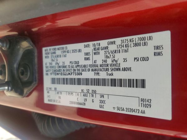 2018 FORD F150