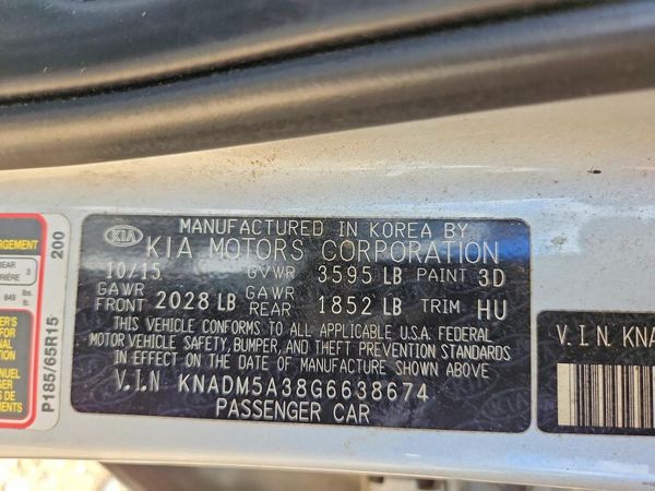 2016 KIA RIO